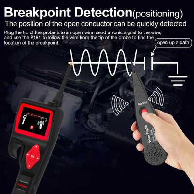 TopDiag P200 Smart Hook 9V-30V Car Circuit Tester / Electrical Test Tool
