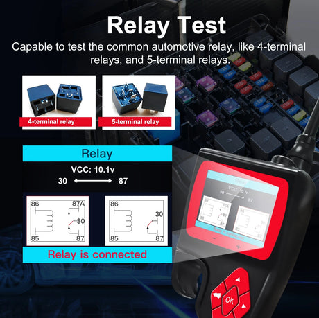 TopDiag P200 relay test