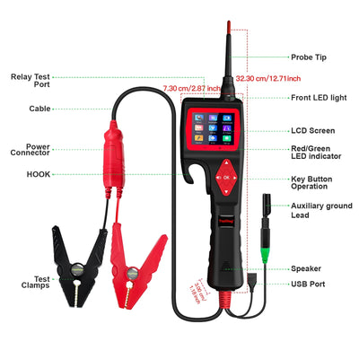 TopDiag P200 Smart Hook 9V-30V Car Circuit Tester / Electrical Test Tool