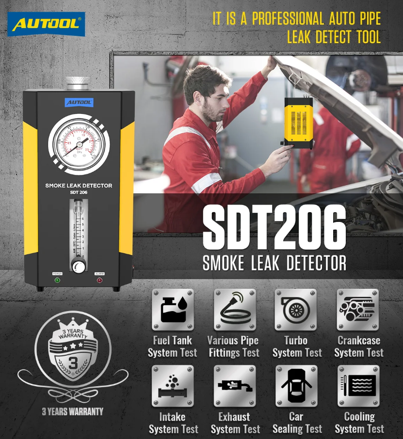 AUTOOL SDT206 Smoke Machine Leak Detection System