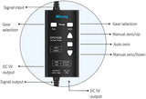 Micsig CP2100B current probe with labeled ports and functions