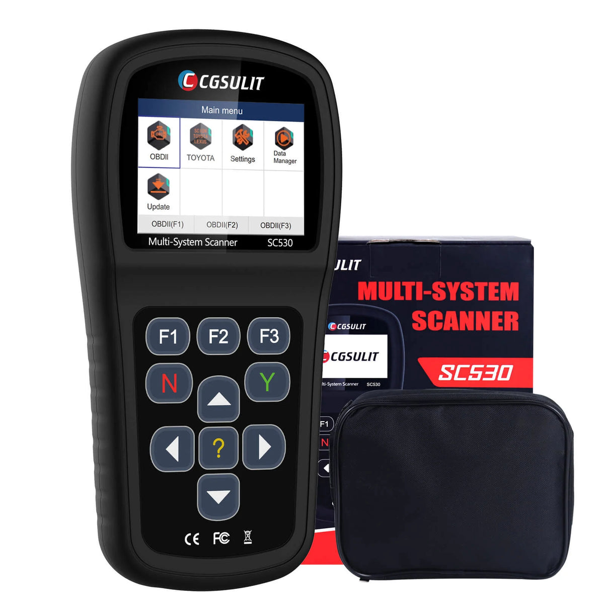 CGSulit SC530 Full Systems OBD1/ OBD2 Diagnostic Scan Tool for Jeep + Chrysler + Dodge