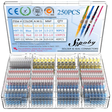 Waterproof Solder Seal Wire Connector Kits