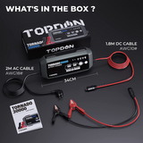 Topdon Tornado30000 battery charger packing list full kit in box 