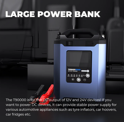 Topdon Tornado90000 Smart Battery Charger, Voltage Stabiliser Power Supply For ECU Programming T90