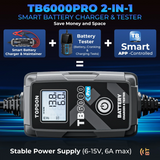 TB6000Pro battery charger and tester