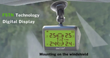 Deelife Solar Powered Tyre Pressure Monitoring System - Car TPMS