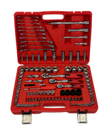 PDE Automotive Tool Set Socket and Ratchet Kit 120PCE