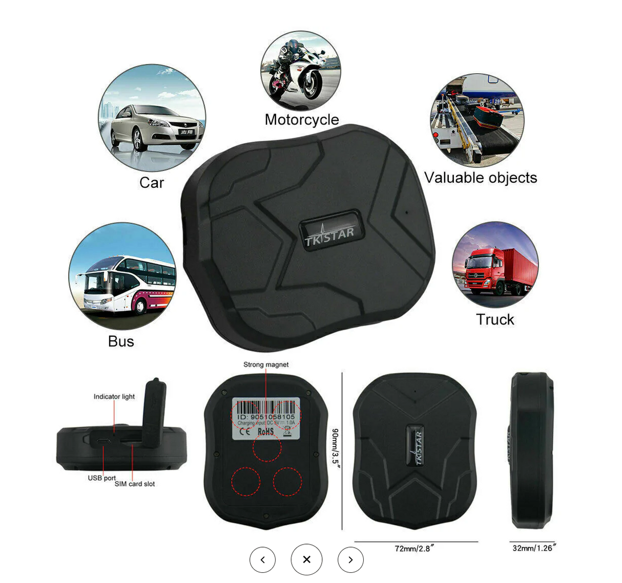 4G Portable GPS Tracker - Magnetic