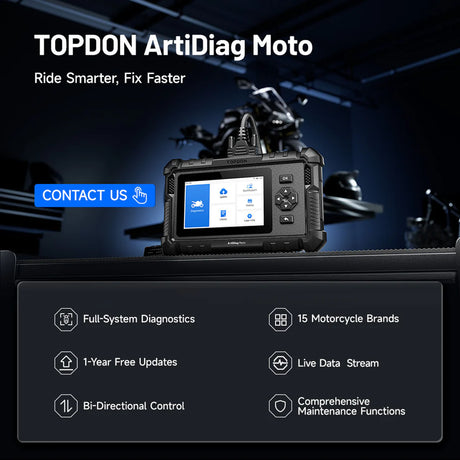 Topdon Artidiag Moto features