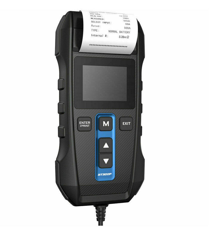 TOPDON TT BT300P Professionele autobatterijtester 12V & 24V 100-2000 CCA met geïntegreerde thermische printer voor auto, vrachtwagen, ATV, boot TOPDON TT BT300P Professionele autobatterijtester 12V & 24V 100-2000 CCA met geïntegreerde thermische printer voor auto, vrachtwagen, ATV, boot
