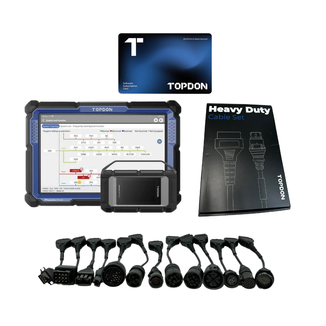Topdon Phoenix Smart Advanced Intelligent 12/24v Diagnostic Scan Tool - Premium Diagnostic Equipment