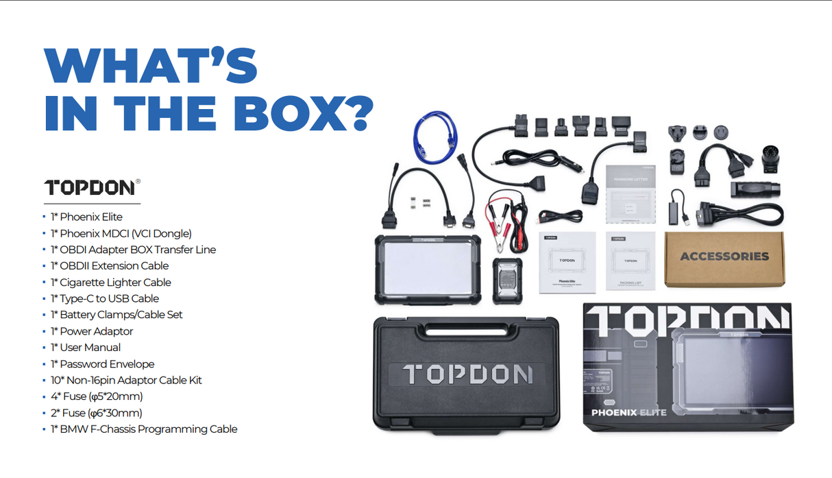 Topdon Phoenix Elite Professional Diagnostic Scan Tool