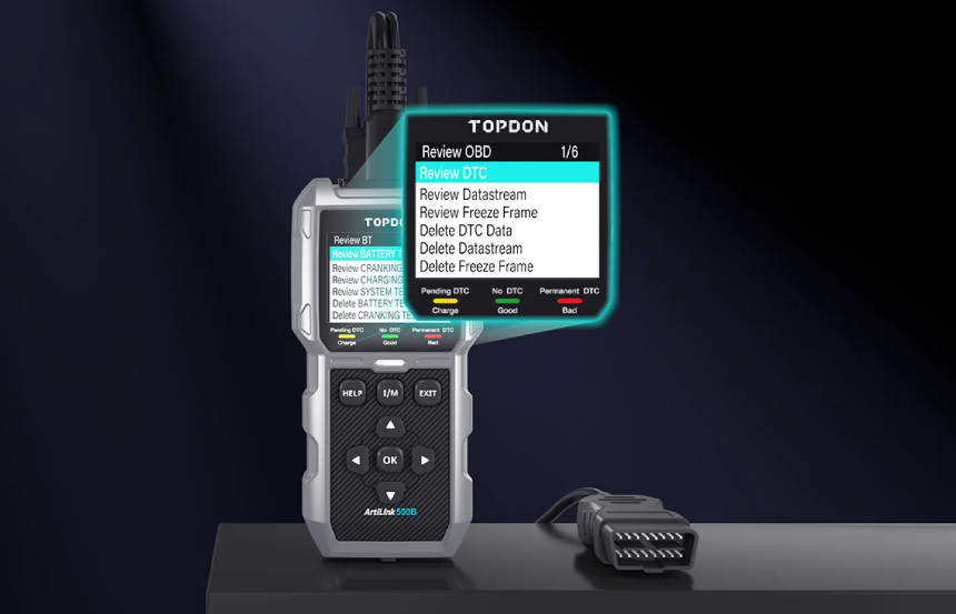 Topdon Artilink500B Diagnostic Scan Tool and Battery Tester