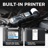 Topdon BT300P Battery Tester 12/24V With Printer