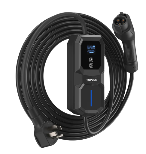 Topdon PulseQ Portable Electric Vehicle Charger 10 Amp EV Charger