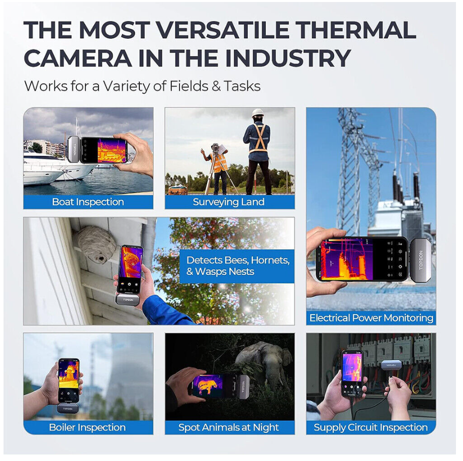 Topdon TC002 IR Thermal Imaging Infared Camera IOS for iPhone