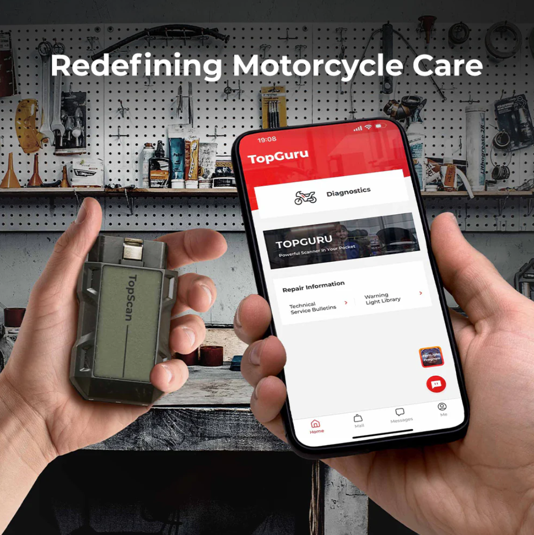 Topdon TopScan Moto Diagnostic Scan Tool for Motorbikes