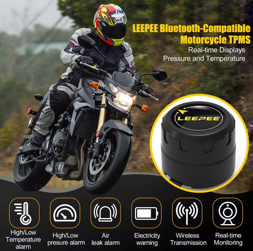 Bluetooth-compatible motorcycle TPMS
