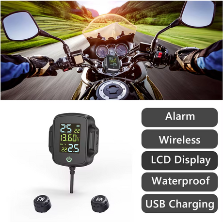 motorcycle TPMS features