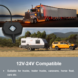 TPMS signal booster 12V–24V for trucks, trailer trucks, caravans, horse float, cars, etc.