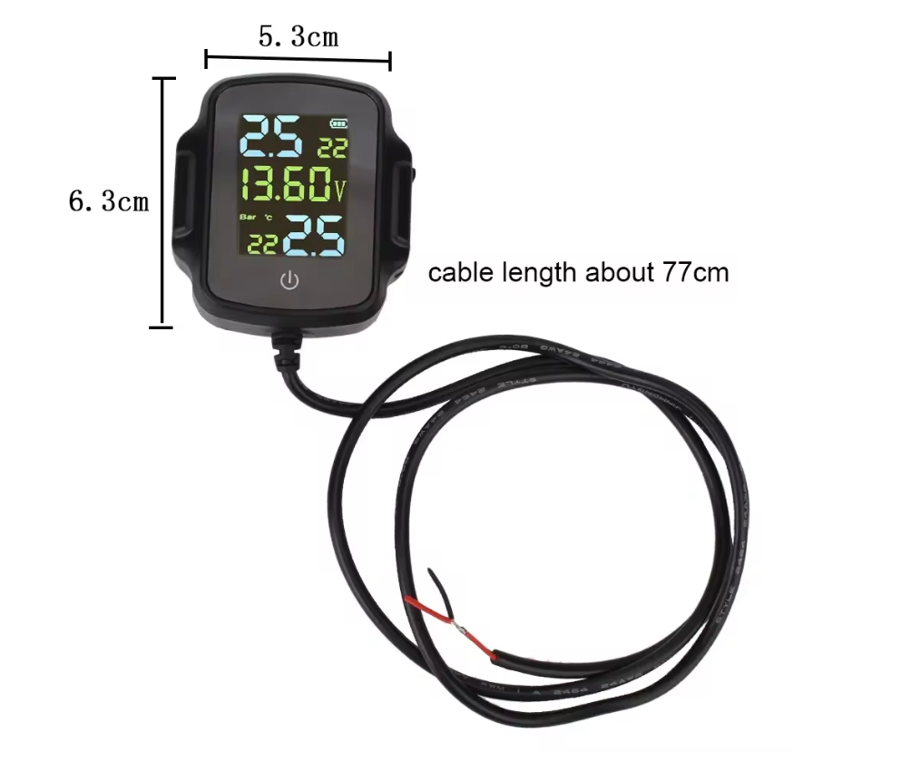 Motorcycle TPMS Tyre Pressure Monitoring System For Bikes