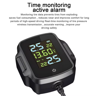 Motorcycle TPMS Tyre Pressure Monitoring System For Bikes