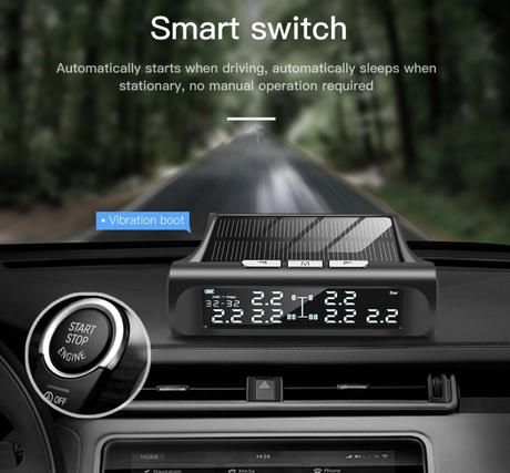 Solar Powered TPMS smart switch