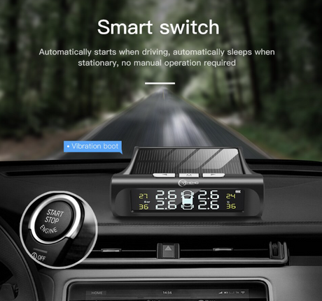 solar powered TPMS smart switch