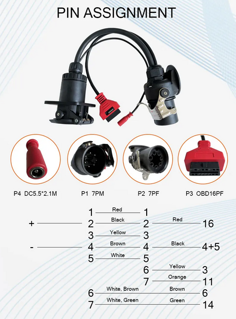 adapter for commercial vehicles