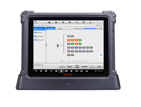 Autel MaxiSys Ultra tablet and MaxiFlash VCMI