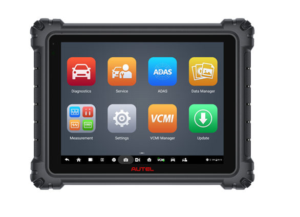Autel MaxiSys Ultra diagnostic scan tool side view