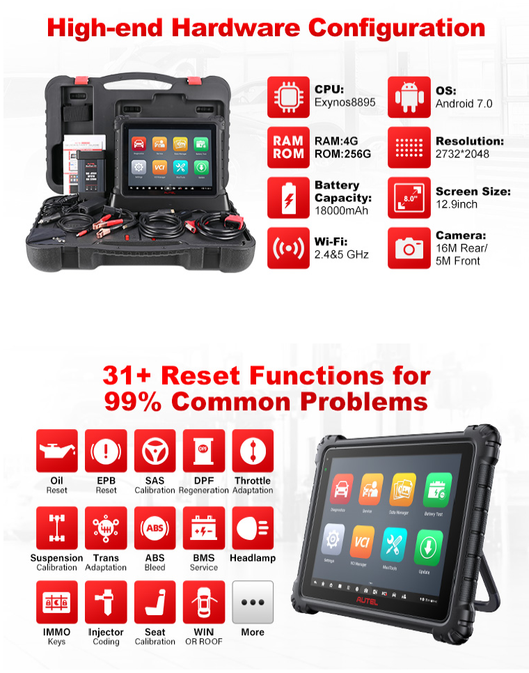 Autel MaxiCOM Ultra Lite Professional Diagnostic Scan Tool