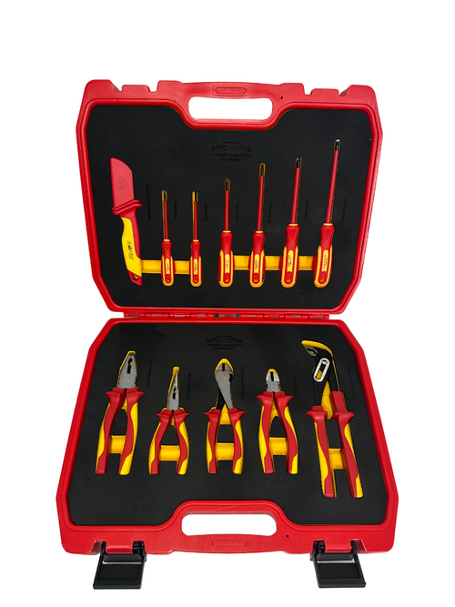 PDE 12PCS VDE Insulated Tool Set pliers and screwdrivers
