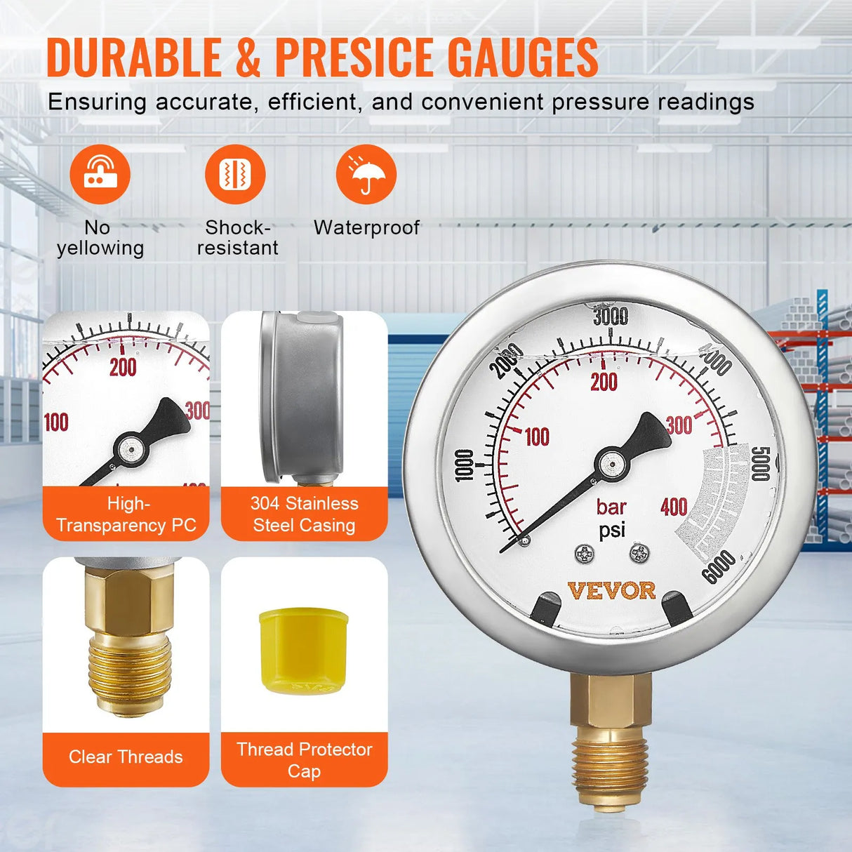 VEVOR Hydraulic Pressure Test Kit for Heavy Machinery