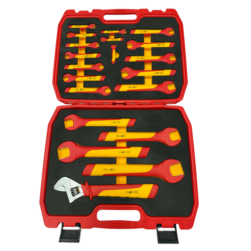 PDE VDE Insulated Spanner Tool Set 20PCE