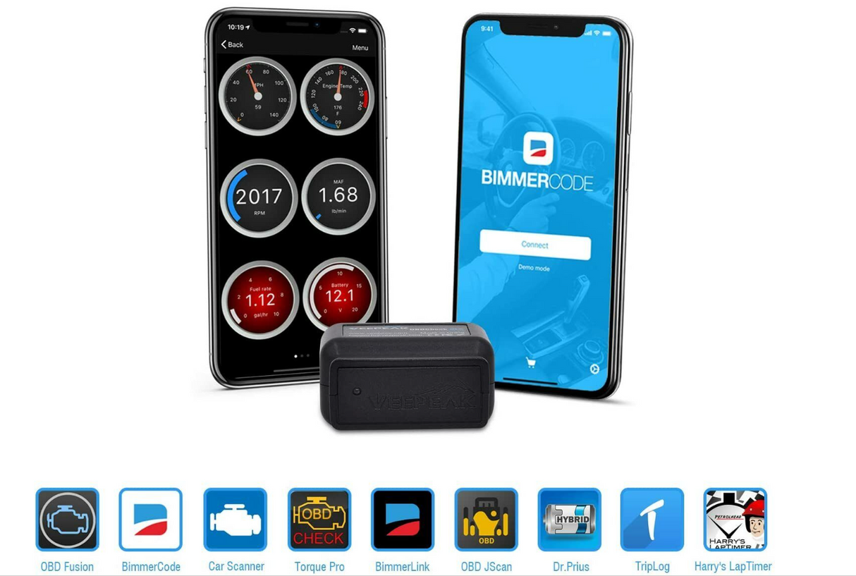 Veepeak OBD2 Bluetooth Scan Tool for iOS & Android