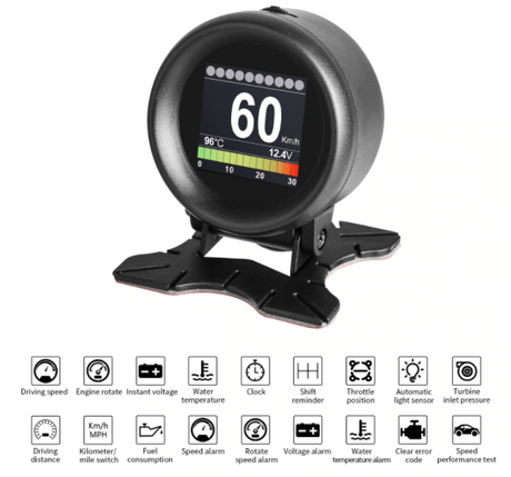 AUTOOL X60 OBD2 HUD Trip Computer