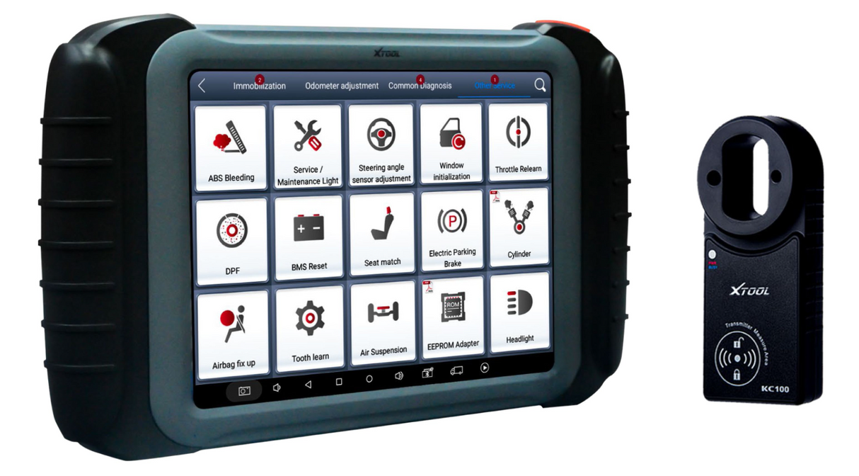 XTOOL X100 PAD3 Elite Odometer, IMMO Key Programmer OBDII Diagnostic Scan Tool - Premium Diagnostic Equipment