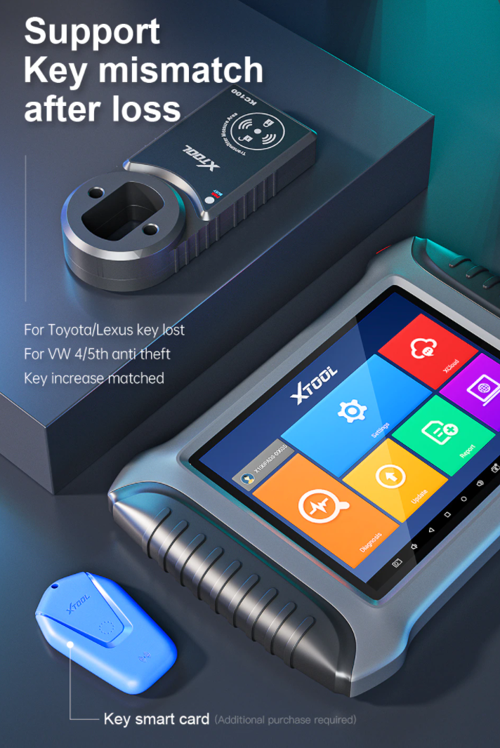 XTOOL X100 PAD3 Elite Odometer, IMMO Key Programmer OBDII Diagnostic Scan Tool - Premium Diagnostic Equipment