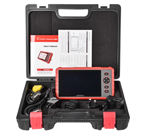 launch crp909x scan tool full kit in case