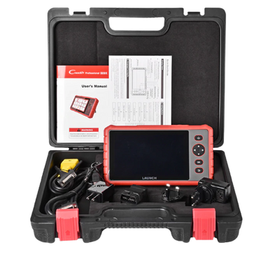 launch crp909x scan tool ful kit in case