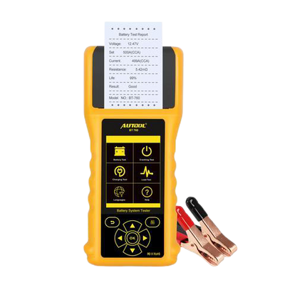 AUTOOL BT760 6V-32V Battery Tester with Printer | Premium Diagnostic ...