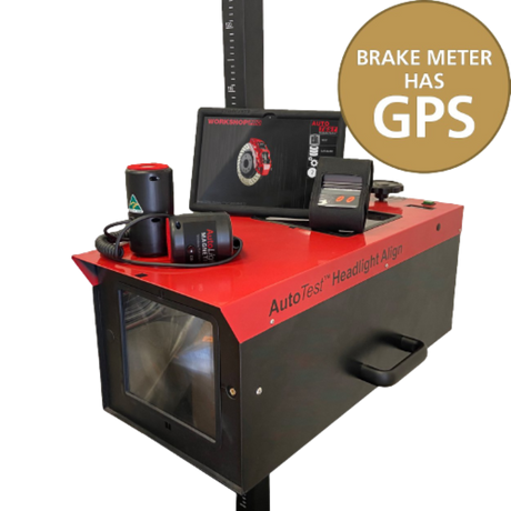 Ultimate Roadworthy Kit - Brake Tester Workshop Pro 10 + Magnetic Tint Tester + Headlight Aligner 