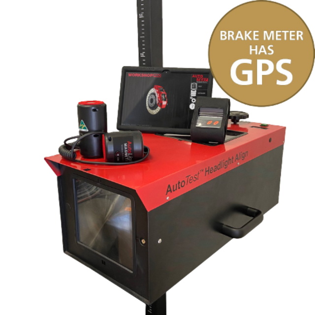 Ultimate Roadworthy Kit - Brake Tester Workshop Pro 10 + Magnetic Tint Tester + Headlight Aligner 