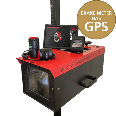 Ultimate Roadworthy Kit - Brake Tester Workshop Pro 10 + Magnetic Tint Tester + Headlight Aligner