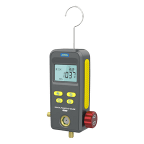 AUTOOL LM110 Digital Manifold Meter Air Conditioner Refrigerant Leak Tester HVAC Vacuum