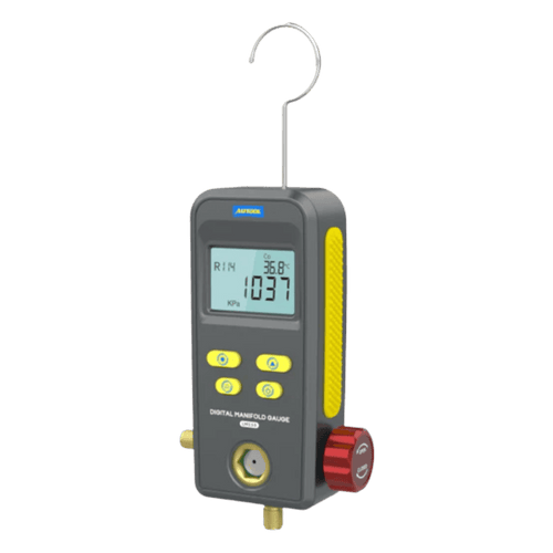 AUTOOL LM110 Digital Manifold Meter Air Conditioner Refrigerant Leak Tester HVAC Vacuum