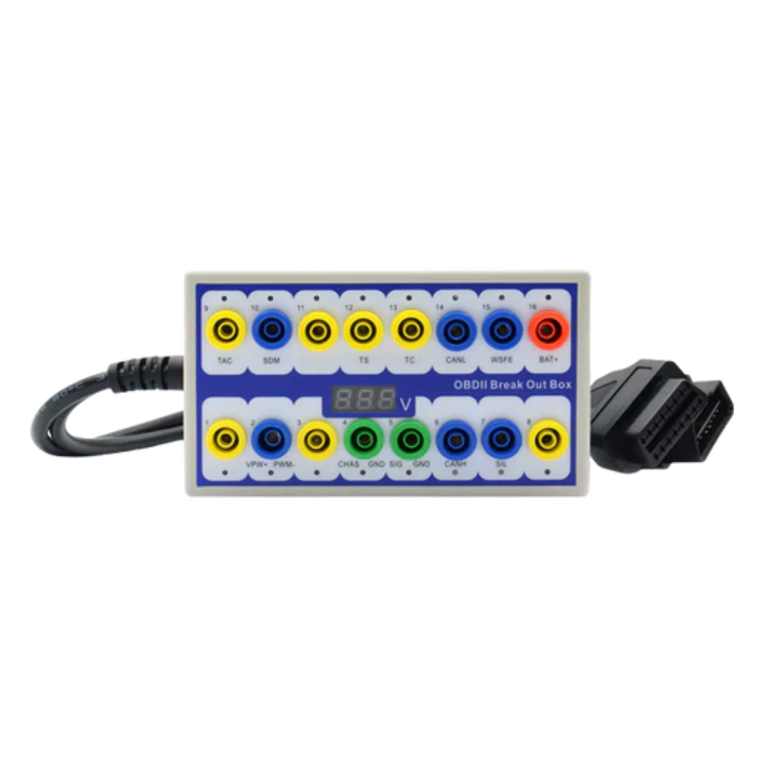 Breakout Box Diagnostic OBD2 Port Voltage Test & CAN Protocol Detector 