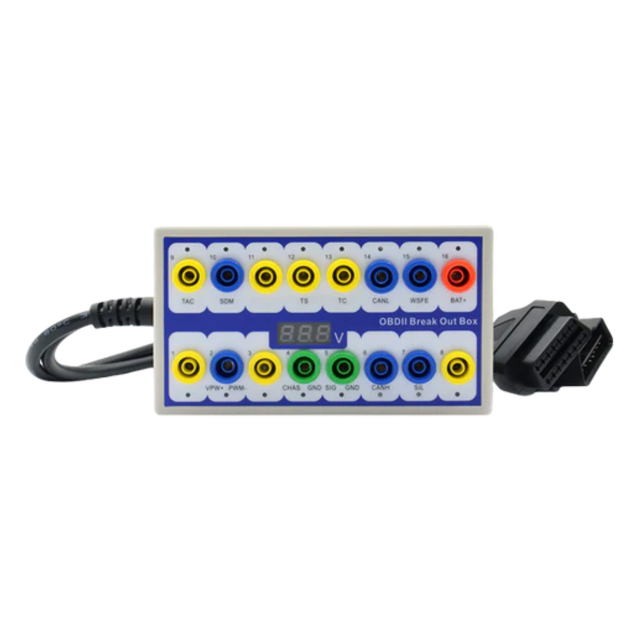 Breakout Box Diagnostic OBD2 Port Voltage Test & CAN Protocol Detector 